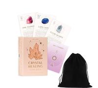 CRYSTAL Ispirazione Tarocco Stile Strato & Guida INSIGHT EDITIONS Con Borsa