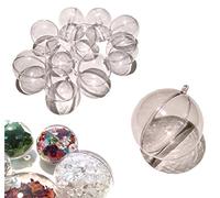 CRYSTAL KING 10 sfere in acrilico da appendere, diametro 10 cm, per bricolage, decorazioni e decorazioni