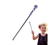 Crystal Magic Wandd - Bacchetta in di ametista, bacchetta per cosplay di streghe, maghi e Halloween
