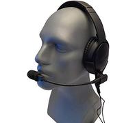 Crystal Mic Pro A - Microfono aeronautico con attacco per cuffie nero per QC35 (compatibile con Bose QC35)