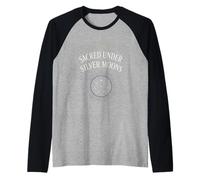 Crystal Moon Sacerdotessa Mistica Fase Lunare Strega Estetica Maglia con Maniche Raglan