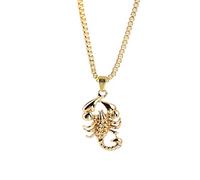 Crystal Moving Tale Scorpion Necklace Professional