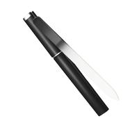 Crystal Nails File - Cuticle Pusher, Crystal Nail File With Case, Portable Professional Double Sided Etched Glass Fingernail File Manicure Pedicure Nail Care