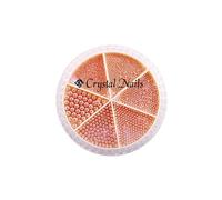 Crystal Nails - Metal Nail Half Pearl Kit - Rosegold