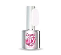 CRYSTAL NAILS - MILKY TOP GEL WHITE - 4ML