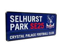 Crystal Palace FC Cartello stradale BL, Blu reale/Bianco/Rosso, Taglia unica