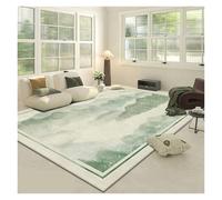 Crystal Pile Carpet Green Hotel Bedroom Household Bedside Full Rug Living Room Fresh Sofa Mat(R2,40x60cm)