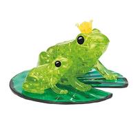 HCM Kinzel- Crystal, Puzzle 3D, Coppia di Rane, Colore Verde, 59197