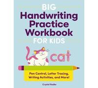 Crystal Radke Big Handwriting Practice Workbook for Kids (Tascabile)