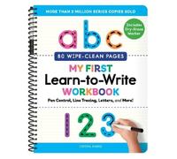 Crystal Radke My First Learn-to-Write Workbook (Anello, filo)