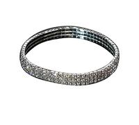 Crystal Rhinestone Single Row Anklet Foot Jewllery Stretch Elastic Ankle Bracelet Durable design