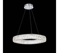 CRYSTAL RING Grande Sospensione, LED 33,6W 2100LM 3000K, dimmerabile, ø 60 h 150cm