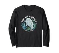 Crystal River Florida FL Vacanze Save The Lamantini Souvenir Maglia a Manica