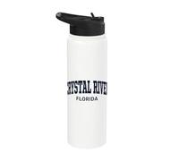 Crystal River Florida Vintage Stainless Steel Insulated Water Bottle