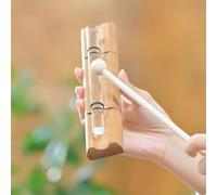 Crystal Sound Bundle Energy Bar Chime, Strumenti A Percussione In Legno Con Sette Toni E Chakra A 432 Hz, For Meditazione, Aule, Terapia Sonora O Yoga, Include Mazzuolo(E7 Note)