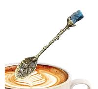 Crystal Spoon, Vintage Crystal Spoon, Crystal Alloy Spoon, Retro Crystal