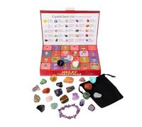 Crystal Stone Advent - Set di gioielli per conto alla rovescia, calendario