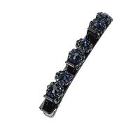 Crystal Stone Intrecciata Clip per capelli - Pin per capelli eleganti per donne | Colletta per capelli scintillanti fatti a mano, semplice clip di torsione per intrecciatura, strumento di acconciatura