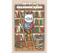 Crystal, The Cat: Cute and Cozy Coloring Book for Adults & Teens Featuring Cute Animals Characters for Stress Relief