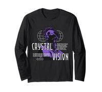 Crystal Vision - Abbigliamento da Strada Y2K Maglia a Manica