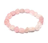 CrystalAge Bracciale Quarzo Rosa - 'Love'