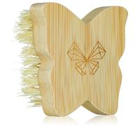 Crystallove Bamboo Butterfly Agave Body Brush Travel Spazzola Massaggi - Spazzola massaggio