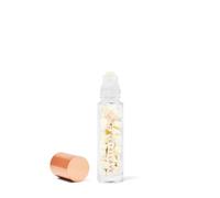 CRYSTALLOVE Bottiglia d'olio 10 ml - Ambra lattiginosa - Cristalli d'olio Rollon per oli, profumi, cosmetici, massaggi - Bottiglie di vetro per olio essenziale - Roller - Roller di vetro ricaricabile