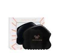 Crystallove Black Obsidian Contour Gua Sha attrezzi per i massaggi 1 pz