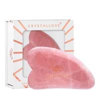 Crystallove Rose Quartz Gua Sha attrezzi per i massaggi 1 pz