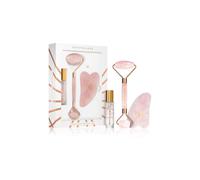 Crystallove Rose Quartz Beauty Set Kit Viso