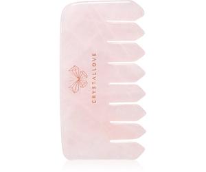 Crystallove Rose Quartz Comb attrezzi per i massaggi per capelli e corpo 1 pz