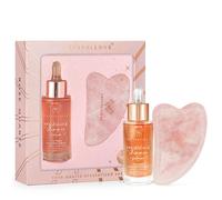 Crystallove - Rose quartz crystalized set Massaggio Viso & Jaderoller 1 pieces unisex