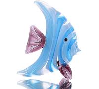 Crystalsuncatcher HDCRYSTALGIFTS 6,3 cm statuette in vetro soffiato pesci tropicali di Murano arte vita marina minitures artigianato figura animale per acquario ornamento o decorazioni per acquario