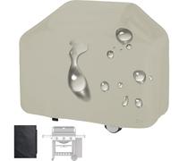Crysterris Copertura per Barbecue da Esterno,Impermeabile Coperture per Protettiva per della Griglia,Antivento Telo di Protettivo per Grill Barbecue con Coulisse (Size:147 * 61 * 117cm,Color:Beige)