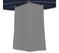 Crysterris Tenda per Privacy per Barche, Impermeabile Spogliatoio Sospeso da Campeggio, Tenda per Cambiare Vestiti, W-C, Doccia per Pontone, Barca con Cerniera(Size:210D：77 * 69 * 183cm,Color:Grigio)