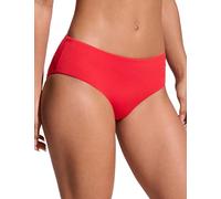 CRZ YOGA Bikini Bottoms per Donna Slip da Bagno di Base a Copertura Totale a Mezza Altezza Rosso Profondo 46