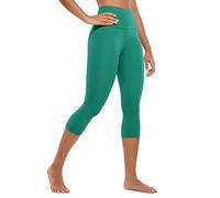 CRZ YOGA Butterluxe da Donna A Vita Alta Legging da Salotto 48cm - Allenamento Capri Yoga Pantaloni Verde Cascadia 42