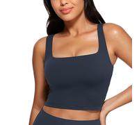 CRZ YOGA Butterluxe Donne Piazza Collo Palangaro Reggiseno Sportivo - Yoga Imbottito Ritaglia Cisterna Cime True Navy 44