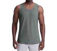 CRZ YOGA Canotta a Collo Rotondo in Cloudweight Saggio Grigio L