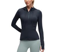 CRZ YOGA Giacca da allenamento da donna con zip e cappuccio True Navy 46