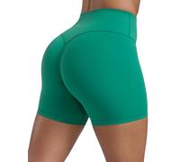 CRZ YOGA Secretsculpt Biker Pantaloncini 10cm Verde Cascadia 44