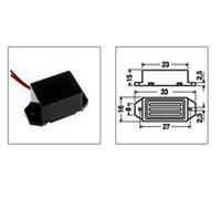 CS 0041/10 BUZZER ELETTRONICO 24 V RETTANGOLARE CONF. 10 PZ