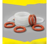 CS 2,62 mm, O-ring in silicone resistente al calore, O-ring di tenuta in gomma bianca/rossa VMQ, spessore 2,62, ID 2,84-228,27 mm-Rosso-2,62 mm-ID 12,37 mm (100 pezzi)