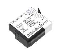 CS-GDB501MX Batterie 1250mAh compatibile con [GoPro] per 601-10197-00, per AABAT-001, per AABAT-001-AS, per ASST1, per HD8.01, per Hero 2018, per Hero 5, per 5 Black, per 6, per 6 Black, per 7, per 7