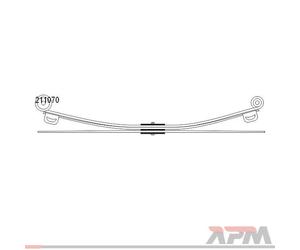 Cs Germania 10.211.070.00 Pacchetto di Primavera Dietro per Ford Transit V363