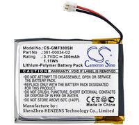 CS-GMF300SH Batteria 300mAh compatibile con [Garmin] Fenix 3, Fenix 3 HR sostituisce 361-00034-02
