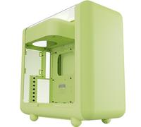 Case Hyte X50 TG Matcha Milk Torre Media Verde Pannello Mesh Vetro Temperato