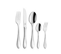 CS Koch sistemi 047254 Posate, Acciaio Inossidabile, 30 Pezzi, Argento, 38 x 28,3 x 4,40 cm