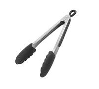 CS-Kochsysteme 036270 Gera - Pinza da 30 cm, in silicone, per spaghetti, spatola da padella, pinza per insalata, pinza per barbecue, pinza per barbecue