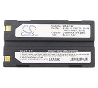CS-LI1XL Batteria 2600mAh compatibile con [Molicel] 1821, 1821E, per [Pentax] 29518, 38403, 46607, 52030, D-LI1, DEP001, DPE004, EI-2000, EI-D-LI1, per [Trimble] 54344, 5700, 5700 Receiver, 5800, 926